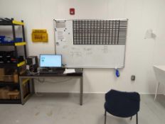 Desk and whiteboard