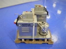 (2) Nilfisk 1 Horsepower Industrial Vacuums
