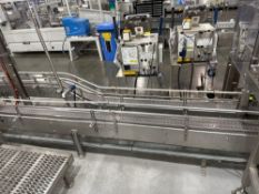 Two 22 Ft Motorized Plastic Table-Top Conveyor