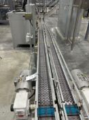 Two 24 Ft Motorized Plastic Table-Top Conveyor