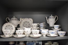 A mixed lot of mid century ceramics, both Tuscan china, to include 'Honiton' and 'Love in the