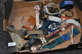A mixed lot of fashion watches, including Storm.