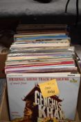 Around one hundred mixed Vinyl LP records, sound tracks, classical and easy listening amongst this