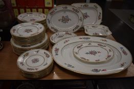 An array of early 20th century Spode Copelands china for Osler designers, London, including