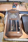 An early 20th century Vienna style wall clock