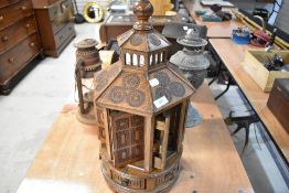 An Anglo Indian design revolving table centre cigar dispenser