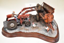 A Border Fine Arts limited edition figure study titled ' Where there's muck there's money ' with