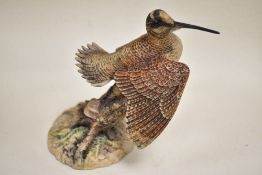 A Border Fine Arts figure study of a Woodcock O85, no box or certificate.