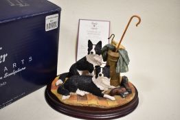 A Border Fine Arts figure study titled ' A Long Day Ahead ' B0037 having certificate and original
