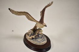 A Border Fine Arts figure study of an Osprey RB6, no box.