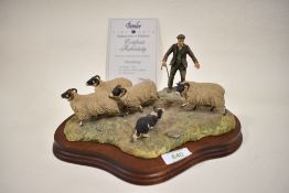 A Border Fine Arts limited edition figure study titled ' Shedding ' L113, 183 of 1,250 with box