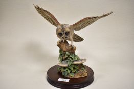 A Border Fine Arts figure study of a Tawny Owl