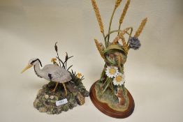 Two Border Fine Arts figure studies titled ' Patience ' and ' Harvest Home ' both having original