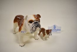 Two Beswick Champion Bulldog figure studies including Basford British Mascot and Bosun with a