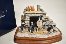 A Border Fine Arts figure study Jocks Pride JH5 having damage original box