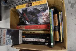 A box of Railway Related volumes including Hornby Official History, LNER 150, Yesterdays Railway,