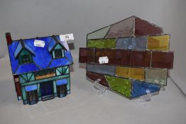 A leaded light model house by Centuryville with a similar leaded light panel