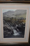 N A Hayes, (contemporary), after, a Ltd Ed print, Cascade Lingmell Bell Wasdale, signed and num