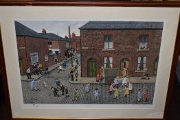 Tom Dodson, (contemporary), after, a Ltd Ed print, When I was Ten, signed, 54 x 77cm, mounted framed