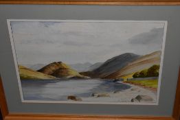 D Mossop, (20th century), two watercolours, Lakeland landscapes, signed, inc 32 x 43cm, mounted