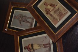 Spy, (19th/20th century), after, Three Vanity Fair prints, I Say, Muir and Yorkshire Cricket, 37 x