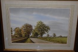 J P Serman, (contemporary), a pair or watercolours, Autumn Sunshine and October Morning Selby