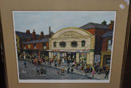 Tom Dodson, (contemporary), after, a print, The Palladium, signed, 43 x 51cm, mounted chrome