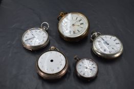 The Walterlan Guinea Chronometer pocket watch, sold together with four other pocket watches with