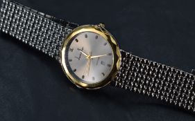 A ladies Chancellor Swiss made wristwatch, with sapphire crystal, shortened baton markers and date