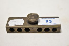 A WW2 bullet mould.