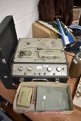 A vintage Series Six Ferrograph and accessories