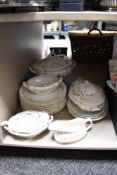 An early 20th century Burgess and Leigh Burslem,'Bramble' part dinner service, to include tureens,
