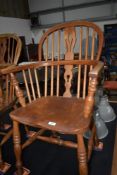 A traditional Elm and Beech Windsor chair