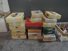 Twenty 1990's Corgi diecasts, Bus and Commercials collections including 70th Anniversary Premier