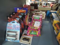 A collection of modern diecasts including Brooke Bond Bump & Go, Thomas The Tank Engine etc