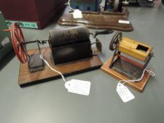 A 1920's Bing Live Steam model Chestnut Roaster and a Tombola Drum