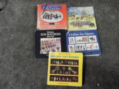 Five Toy Reference Books, The Great Book of Britains, Britains Toy Soldiers 1893-1932, The Great