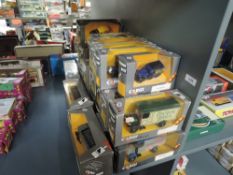 A collection of twenty three modern Corgi Classic diecasts, Vans, Cars etc, all boxed