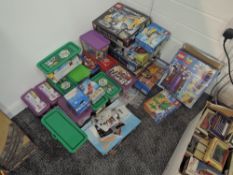 A large collection of playworn Lego including boxes and instructions for Technic 8047, Star Wars