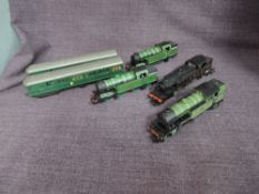A collection of 00 gauge, Airfix LNER 0-6-2 Tank Locomotive 9522 x2, Hornby 2-6-4 LMS Tank