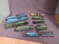 Six 00 gauge BR, CR and LNER Loco's & Tenders, Hornby Sir Nigel Gresley three rail, Sir Ralph