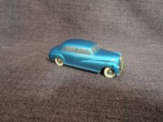 A Prameta clockwork and diecast Mercedes-Benz 300 Car in blue with white tyres