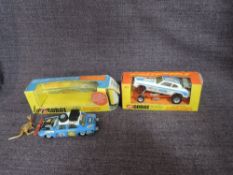 Two Corgi diecasts, 163 The Santa Pod Glo-Worm Dragster Whizzwheels in original window display box