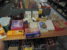 A large collection of original Sindy Dolls and Accessories, nine Dolls, two Wardrobes, two