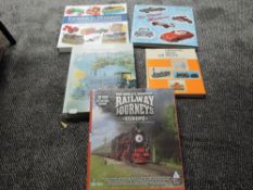 Four Toy related Reference Books, The Golden Years of Tin Toy Trains 1850-1909, Clockwork, Steam and