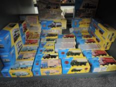 A collection of approx forty modern Corgi Classic diecasts including Limited Edition Wagons, Vans,