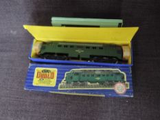 A Hornby Dublo 00 gauge three rail Locomotive, 3232 Co-Co Diesel Electric having inner packing and