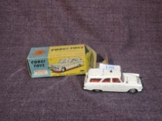 A Corgi diecast, 419 Ford Zephyr Motorway Patrol, in original box