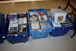 Three boxes of mainly classical CD's including Holst, Schubert, Bach and Mendelssohn along with