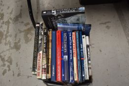 A carton of historical military interest including Richard Van Emden 'Britain's Last Tommies',